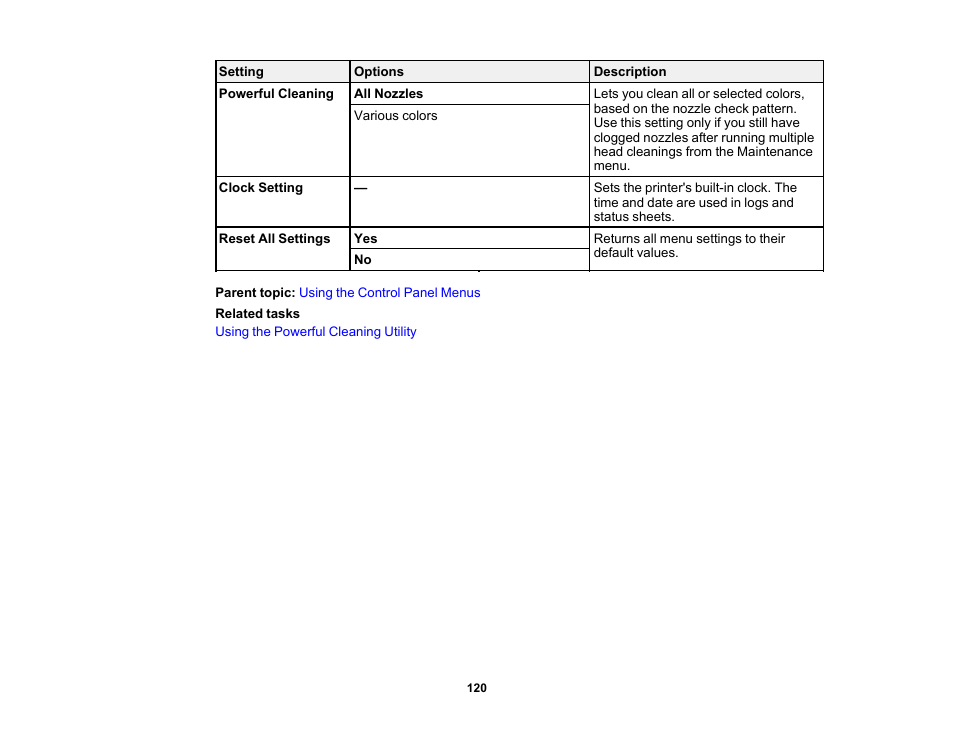 Epson SureColor P5000 Commercial Edition 17" Wide-Format Inkjet Printer User Manual | Page 120 / 198