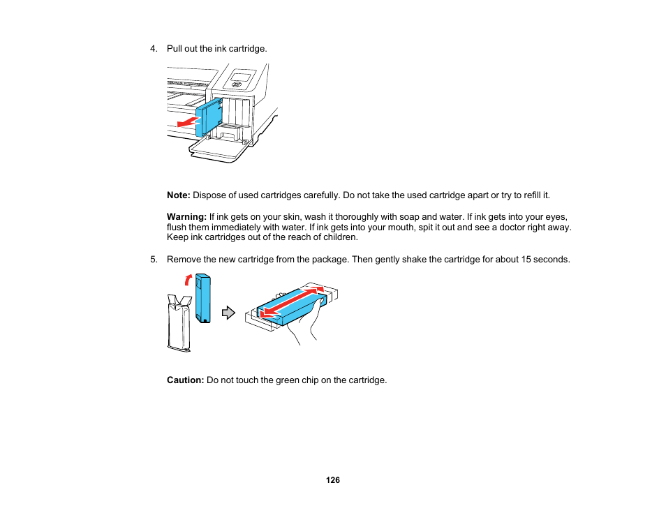 Epson SureColor P5000 Commercial Edition 17" Wide-Format Inkjet Printer User Manual | Page 126 / 198