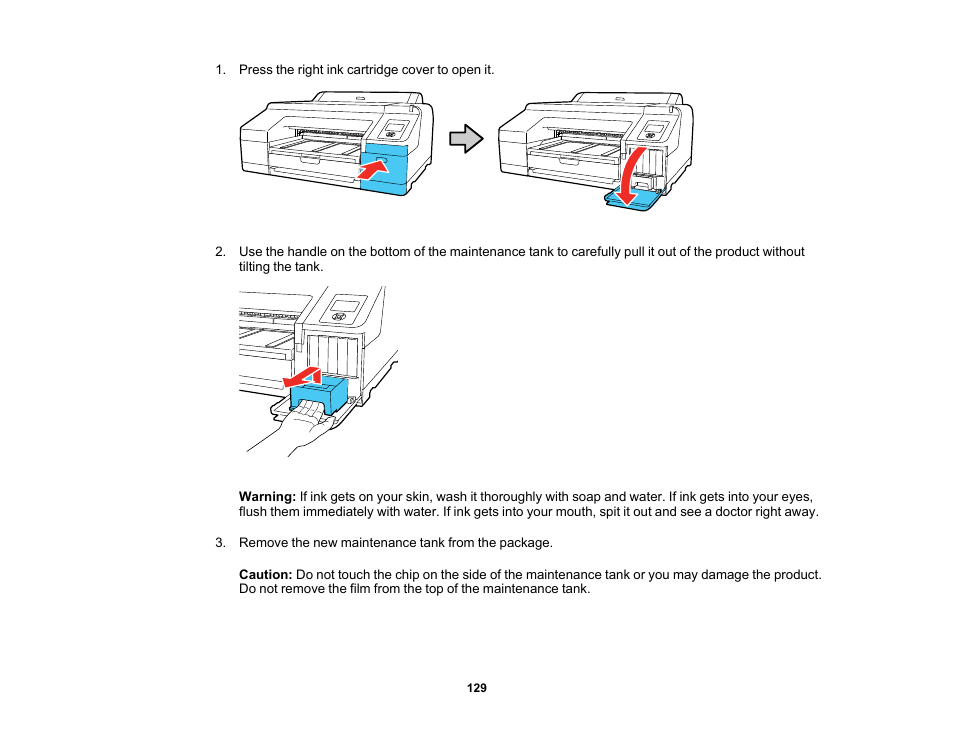 Epson SureColor P5000 Commercial Edition 17" Wide-Format Inkjet Printer User Manual | Page 129 / 198