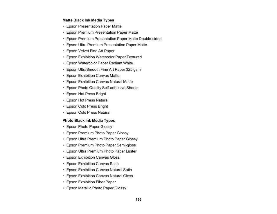 Epson SureColor P5000 Commercial Edition 17" Wide-Format Inkjet Printer User Manual | Page 136 / 198