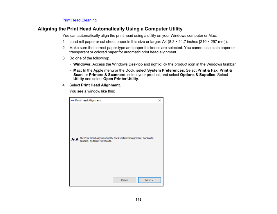 Epson SureColor P5000 Commercial Edition 17" Wide-Format Inkjet Printer User Manual | Page 148 / 198