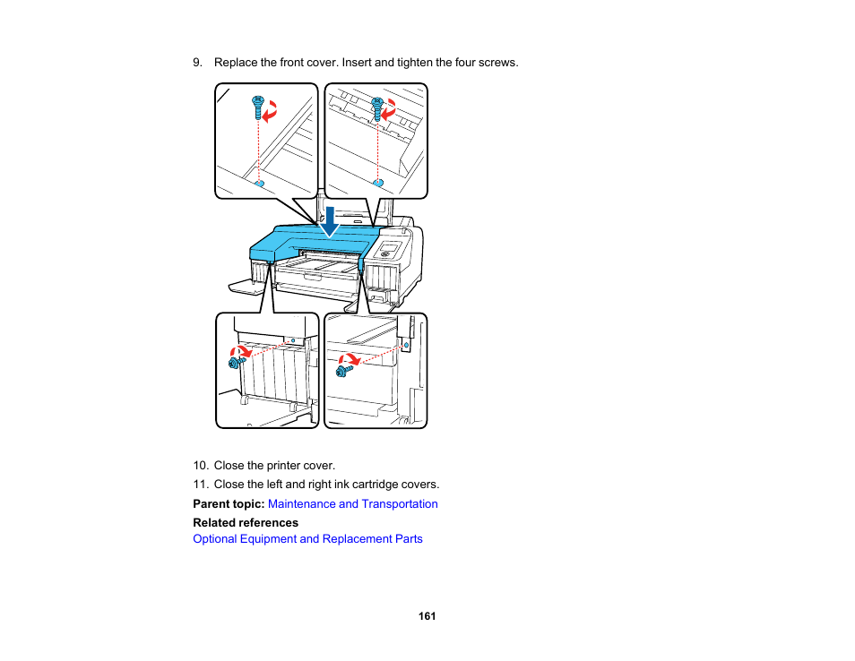 Epson SureColor P5000 Commercial Edition 17" Wide-Format Inkjet Printer User Manual | Page 161 / 198