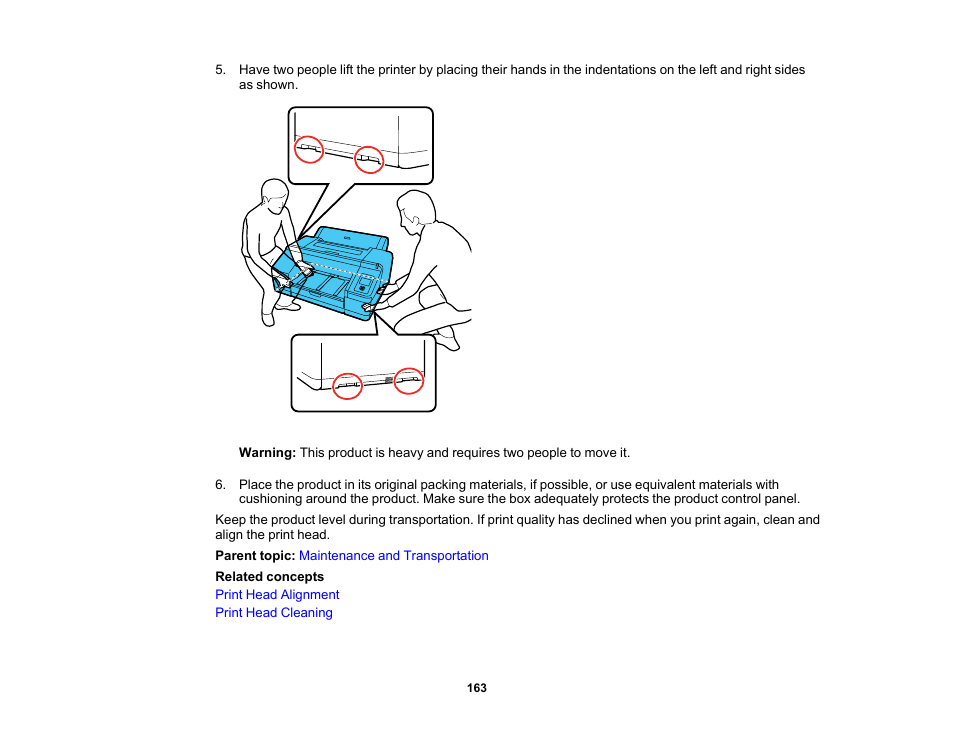 Epson SureColor P5000 Commercial Edition 17" Wide-Format Inkjet Printer User Manual | Page 163 / 198