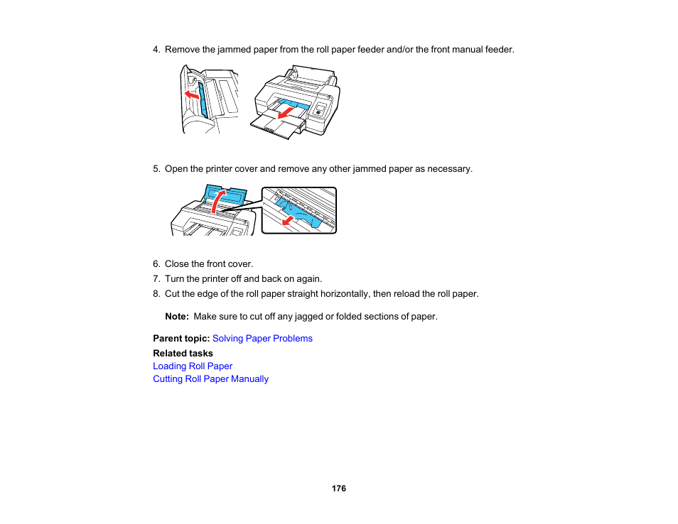 Epson SureColor P5000 Commercial Edition 17" Wide-Format Inkjet Printer User Manual | Page 176 / 198