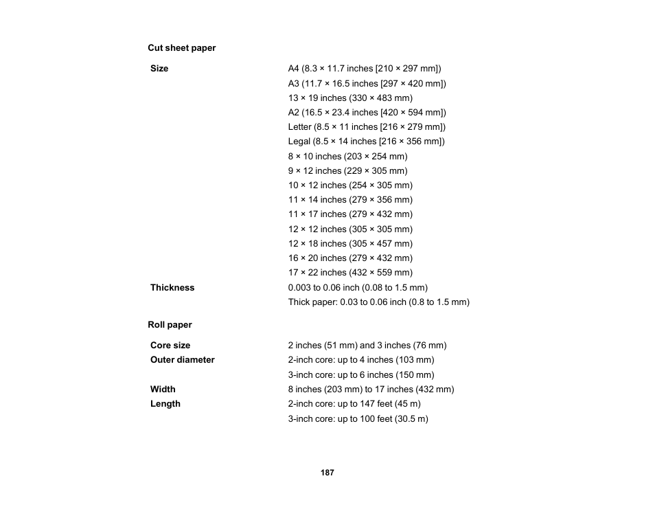 Epson SureColor P5000 Commercial Edition 17" Wide-Format Inkjet Printer User Manual | Page 187 / 198