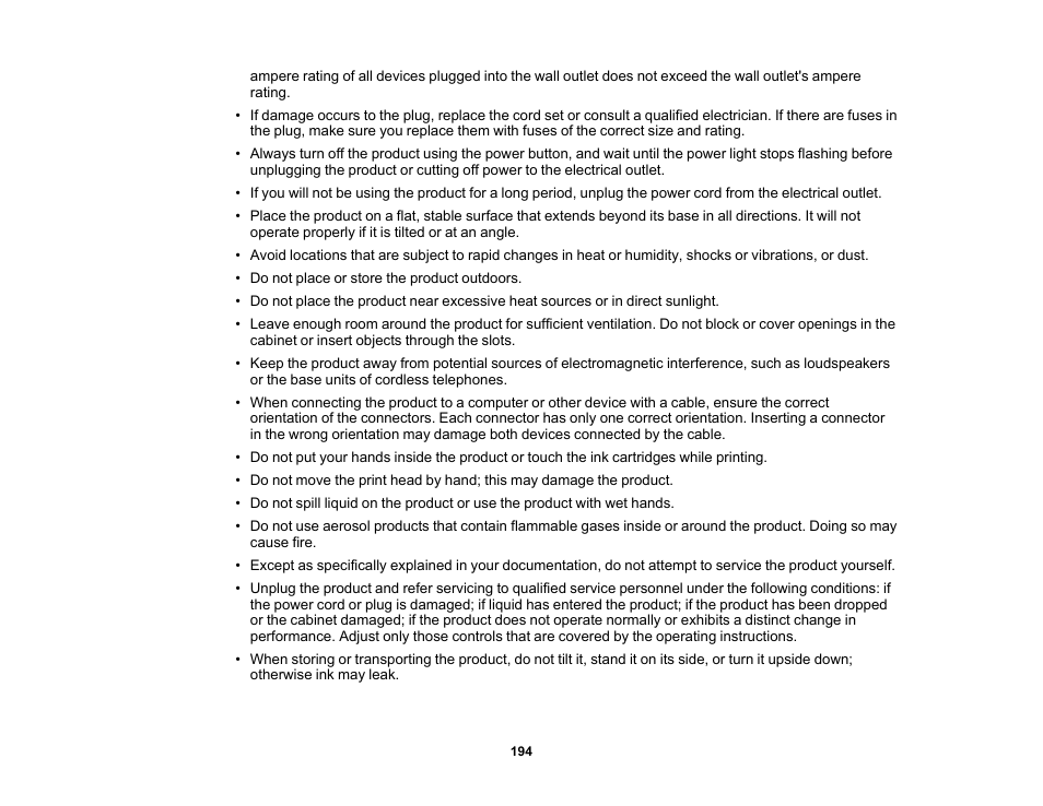 Epson SureColor P5000 Commercial Edition 17" Wide-Format Inkjet Printer User Manual | Page 194 / 198