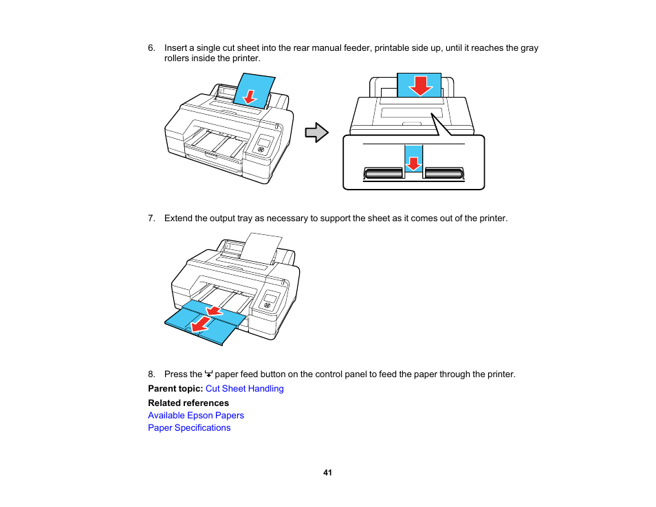 Epson SureColor P5000 Commercial Edition 17" Wide-Format Inkjet Printer User Manual | Page 41 / 198