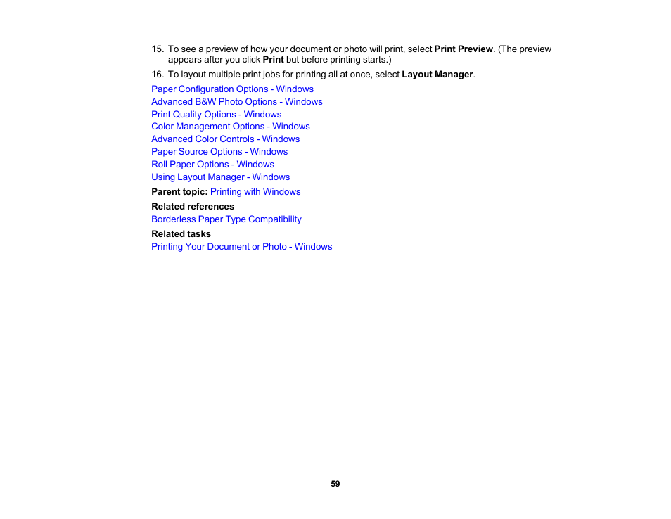 Epson SureColor P5000 Commercial Edition 17" Wide-Format Inkjet Printer User Manual | Page 59 / 198