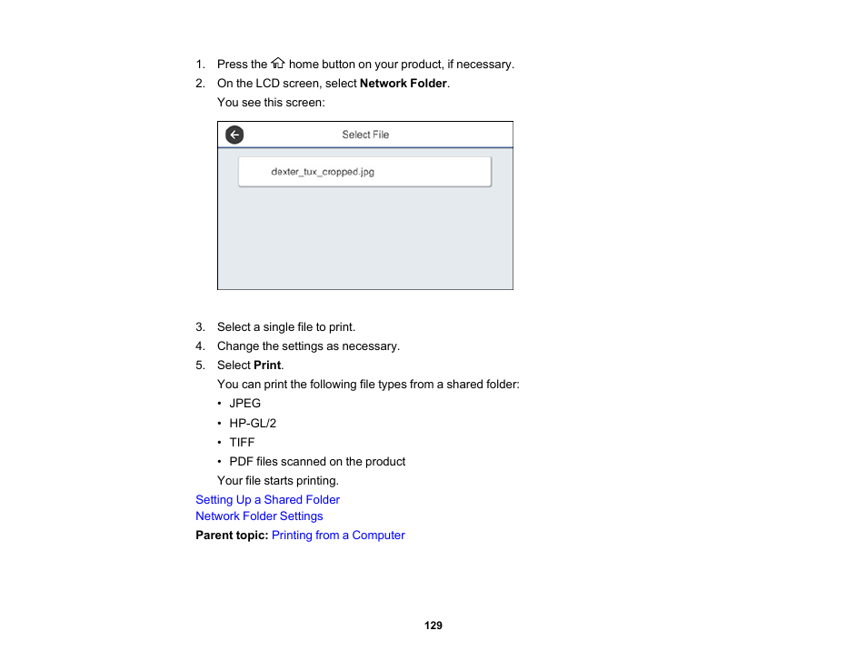 Epson SureColor T3170M 24" Wireless Printer, Scanner & Copier User Manual | Page 129 / 274