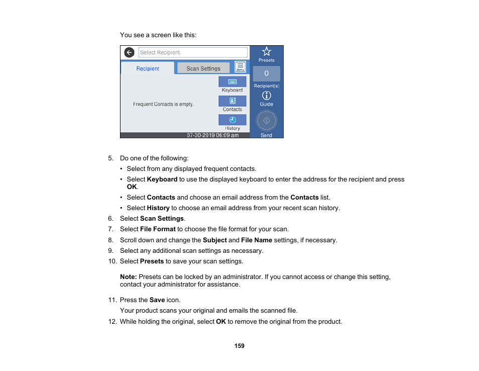 Epson SureColor T3170M 24" Wireless Printer, Scanner & Copier User Manual | Page 159 / 274