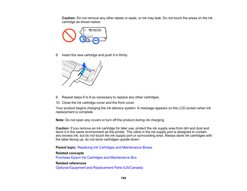 Epson SureColor T3170M 24" Wireless Printer, Scanner & Copier User Manual | Page 194 / 274