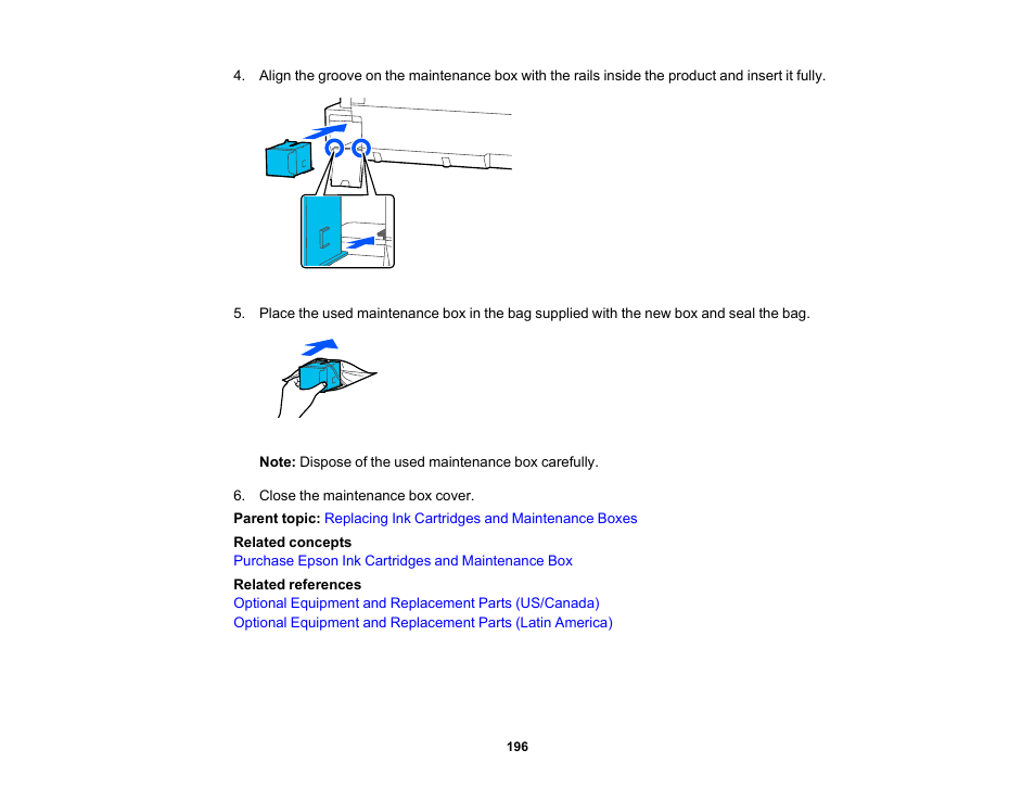 Epson SureColor T3170M 24" Wireless Printer, Scanner & Copier User Manual | Page 196 / 274