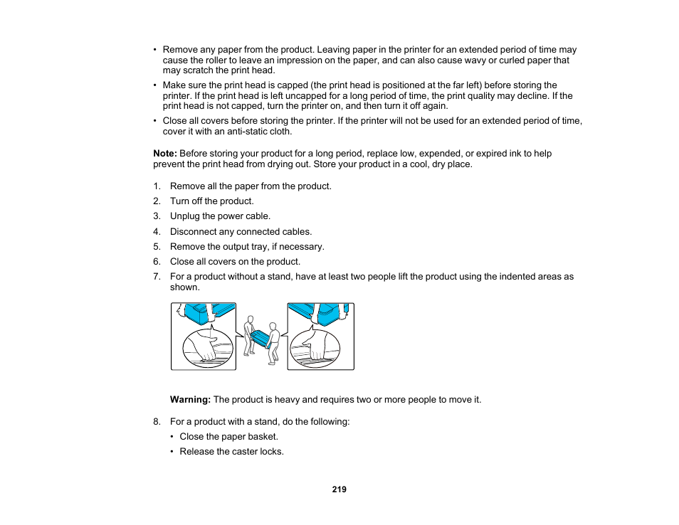 Epson SureColor T3170M 24" Wireless Printer, Scanner & Copier User Manual | Page 219 / 274