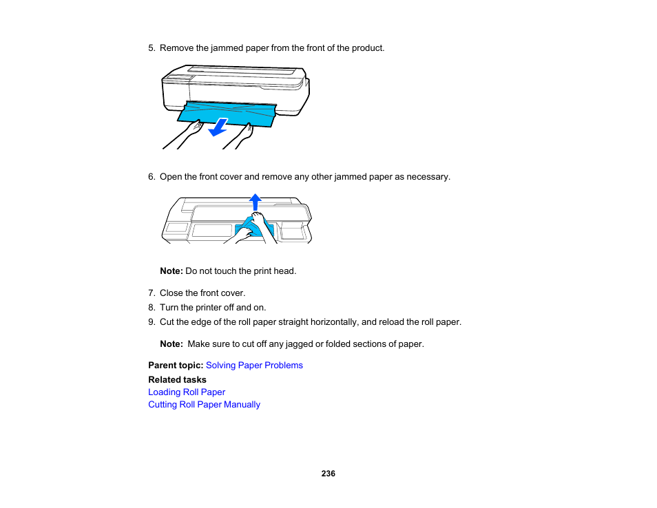 Epson SureColor T3170M 24" Wireless Printer, Scanner & Copier User Manual | Page 236 / 274