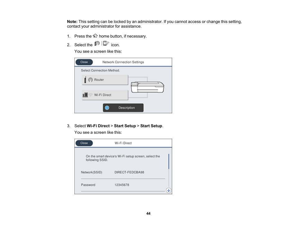 Epson SureColor T3170M 24" Wireless Printer, Scanner & Copier User Manual | Page 44 / 274