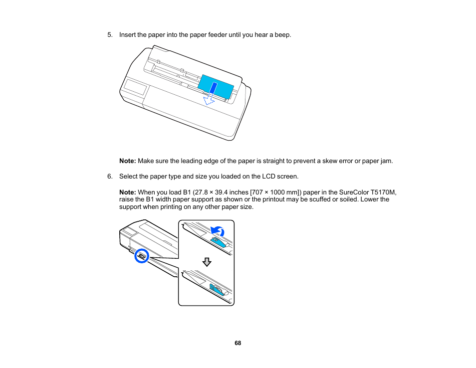 Epson SureColor T3170M 24" Wireless Printer, Scanner & Copier User Manual | Page 68 / 274