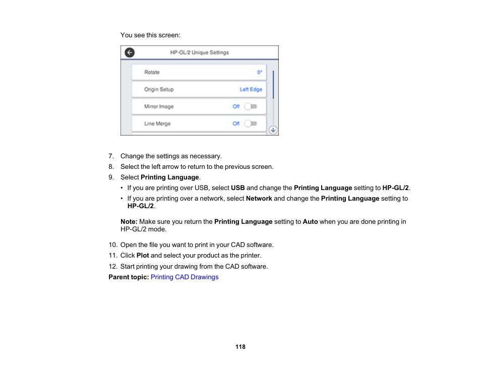 Epson SureColor T3170x 24" Desktop Printer User Manual | Page 118 / 216