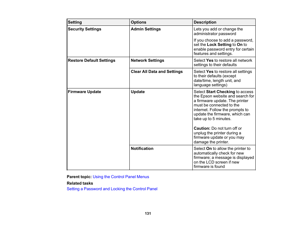 Epson SureColor T3170x 24" Desktop Printer User Manual | Page 131 / 216