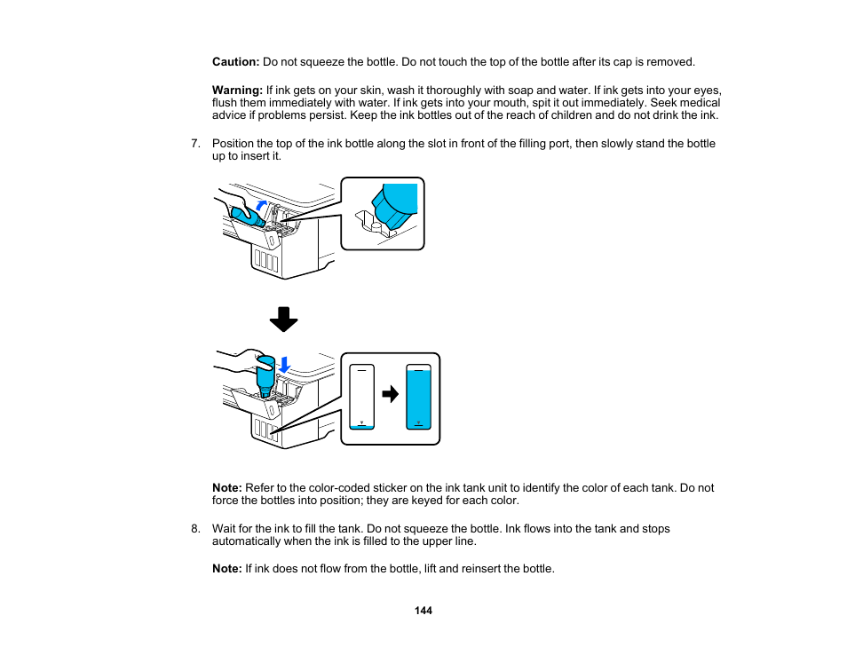 Epson SureColor T3170x 24" Desktop Printer User Manual | Page 144 / 216