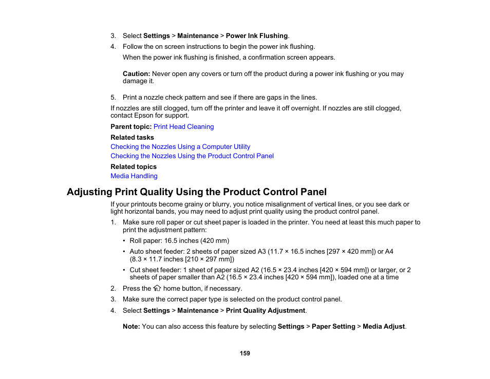 Epson SureColor T3170x 24" Desktop Printer User Manual | Page 159 / 216