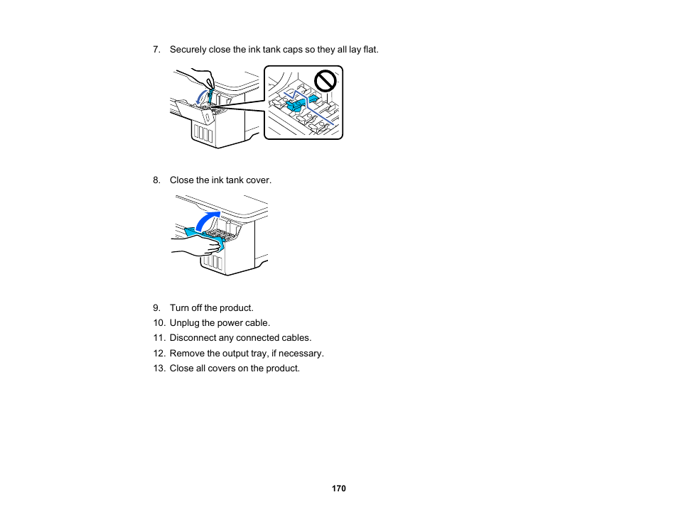 Epson SureColor T3170x 24" Desktop Printer User Manual | Page 170 / 216
