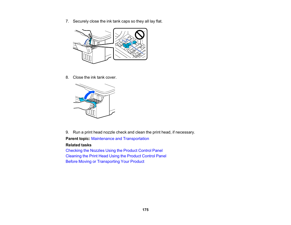 Epson SureColor T3170x 24" Desktop Printer User Manual | Page 175 / 216