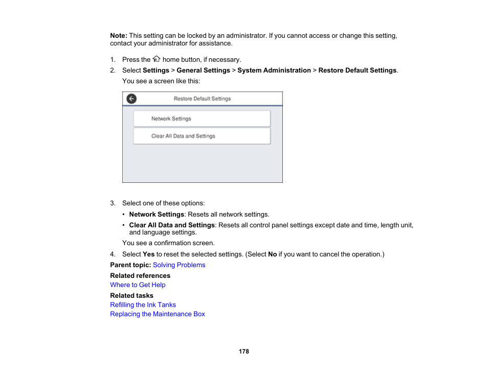 Epson SureColor T3170x 24" Desktop Printer User Manual | Page 178 / 216