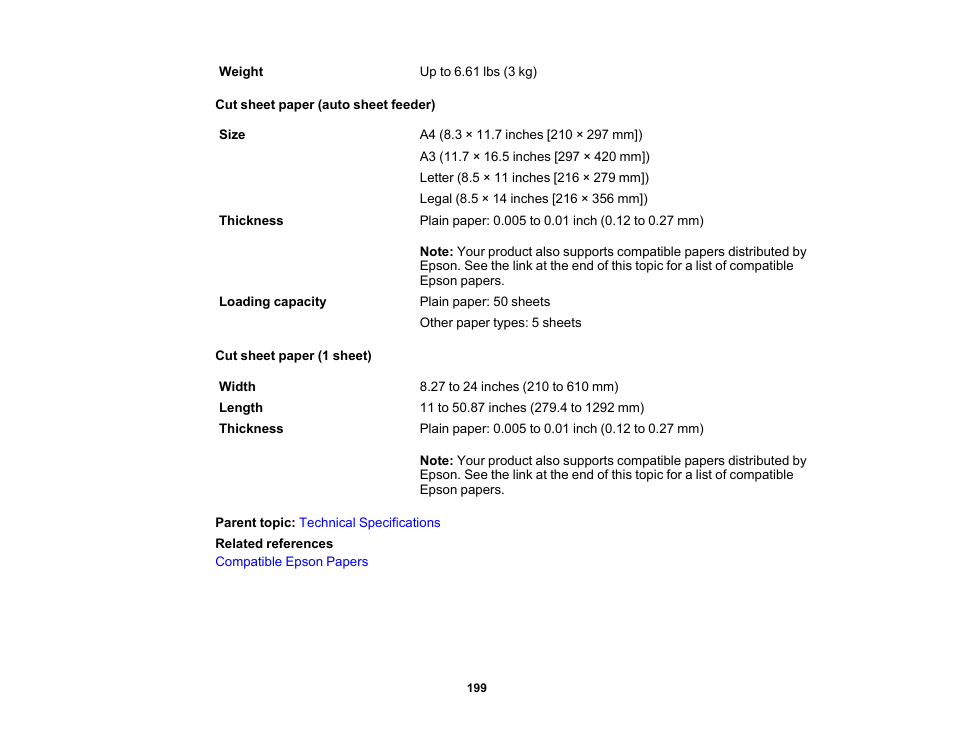 Epson SureColor T3170x 24" Desktop Printer User Manual | Page 199 / 216