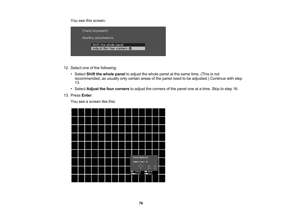 Epson Home Cinema 3800 HDR Pixel-Shift 4K UHD 3LCD Home Theater Projector User Manual | Page 76 / 164