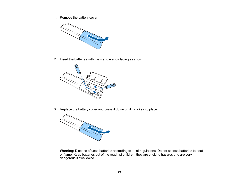 Epson Home Cinema 2200 2700-Lumen Full HD 3LCD Smart Projector (2021 Version) User Manual | Page 27 / 136