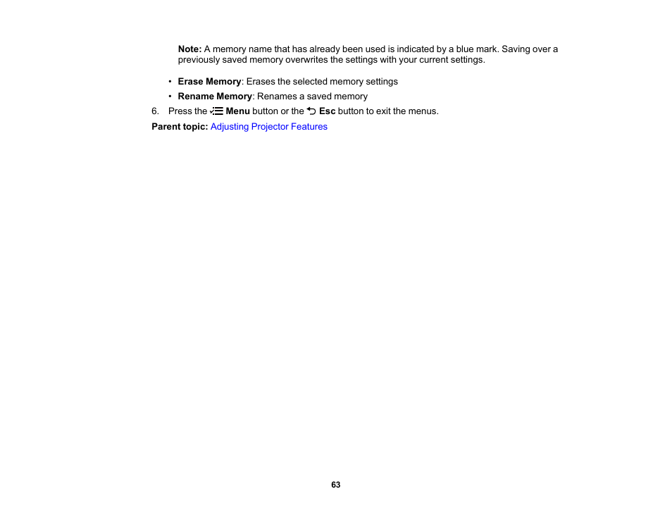 Epson Home Cinema 2200 2700-Lumen Full HD 3LCD Smart Projector (2021 Version) User Manual | Page 63 / 136