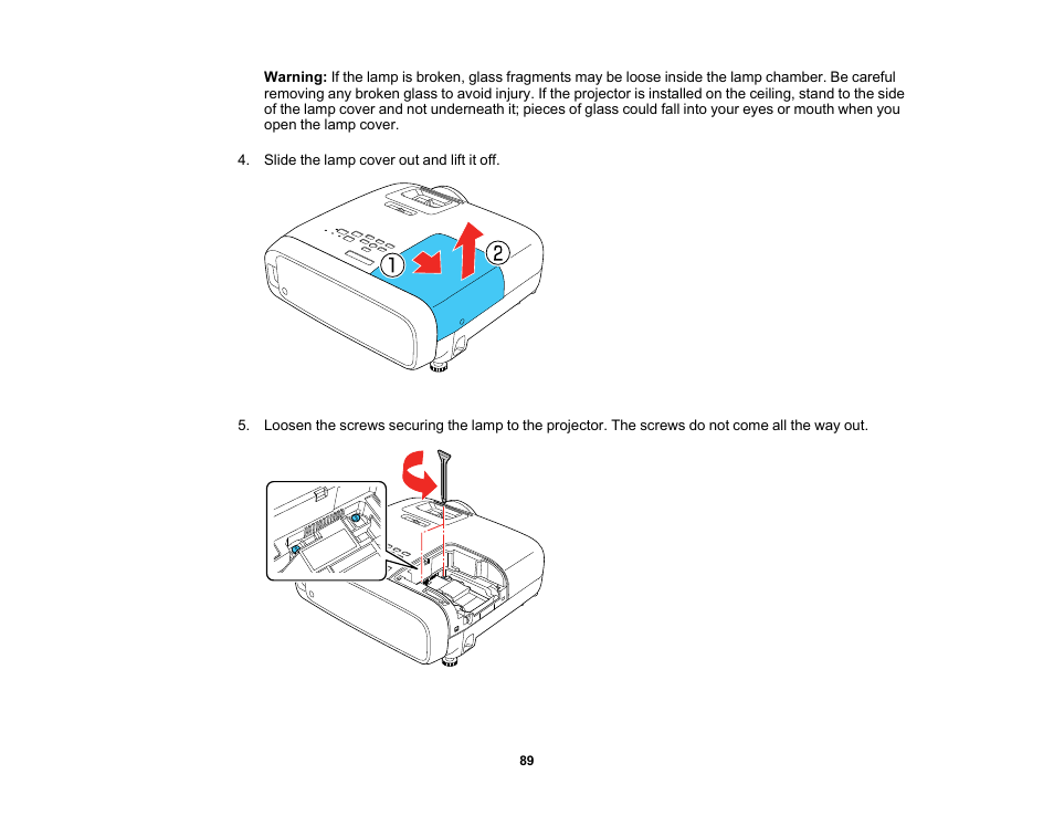 Epson Home Cinema 2200 2700-Lumen Full HD 3LCD Smart Projector (2021 Version) User Manual | Page 89 / 136