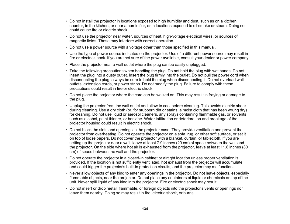 Epson Home Cinema 2350 2800-Lumen Pixel-Shift 4K UHD 3LCD Smart Gaming Projector User Manual | Page 134 / 149