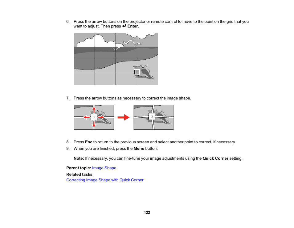 Epson BrightLink 1485Fi 5000-Lumen Pixel-Shift Full HD Ultra-Short Throw 3LCD Interactive Laser Projector User Manual | Page 122 / 395