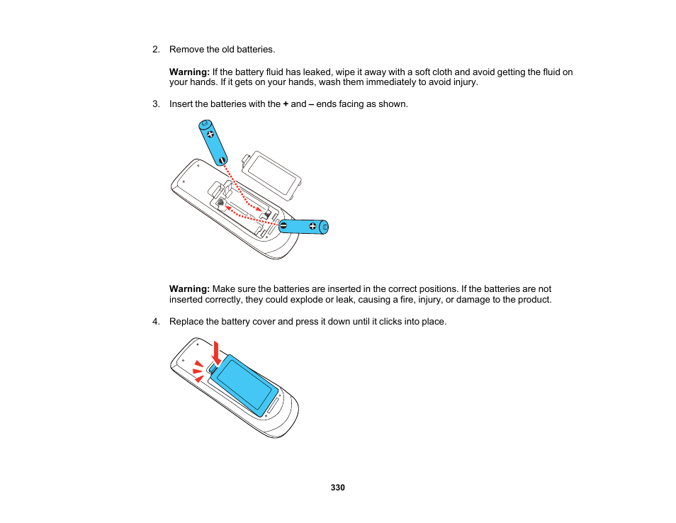 Epson BrightLink 1485Fi 5000-Lumen Pixel-Shift Full HD Ultra-Short Throw 3LCD Interactive Laser Projector User Manual | Page 330 / 395