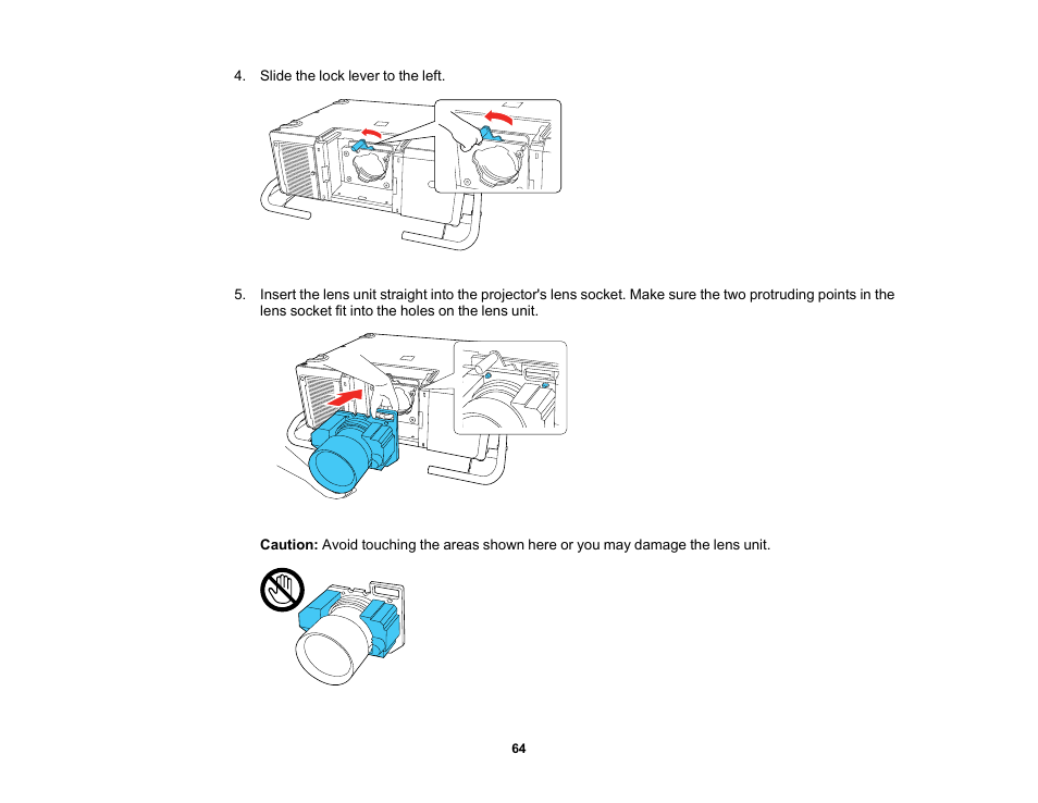 Epson Pro L30002UNL 30,000-Lumen HDR Pixel-Shift DCI 4K Laser 3LCD Large Venue Projector (White) User Manual | Page 64 / 347