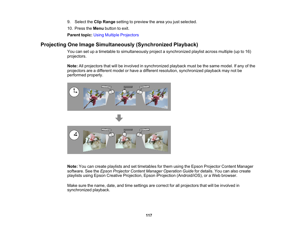 Epson LightScene EV-115 2200-Lumen WXGA Laser 3LCD Projector (Black) User Manual | Page 117 / 210