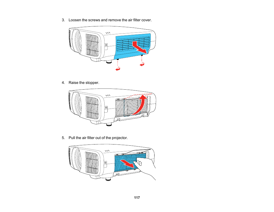 Epson Home Cinema LS11000 2500-Lumen Pixel-Shift 4K UHD Laser 3LCD Projector User Manual | Page 117 / 166