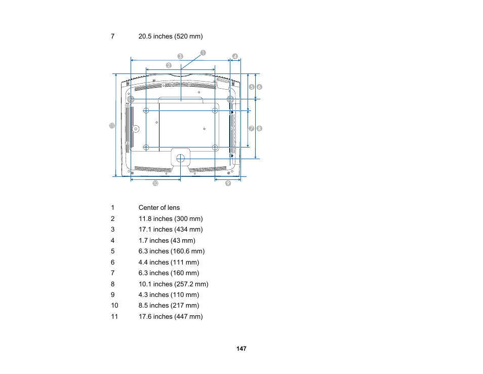 Epson Home Cinema LS11000 2500-Lumen Pixel-Shift 4K UHD Laser 3LCD Projector User Manual | Page 147 / 166