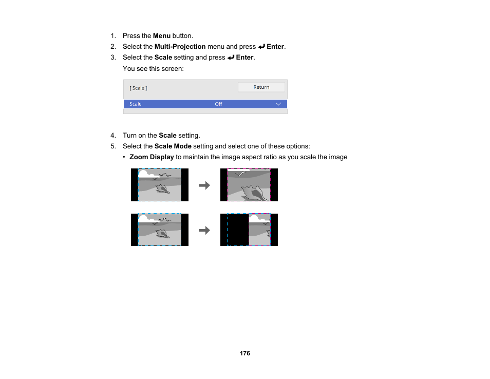 Epson PowerLite L265F 4600-Lumen Full HD Laser 3LCD Projector (Black) User Manual | Page 176 / 306