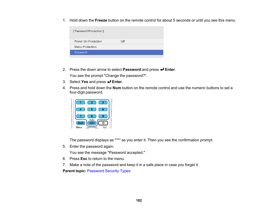 Epson PowerLite L265F 4600-Lumen Full HD Laser 3LCD Projector (Black) User Manual | Page 182 / 306