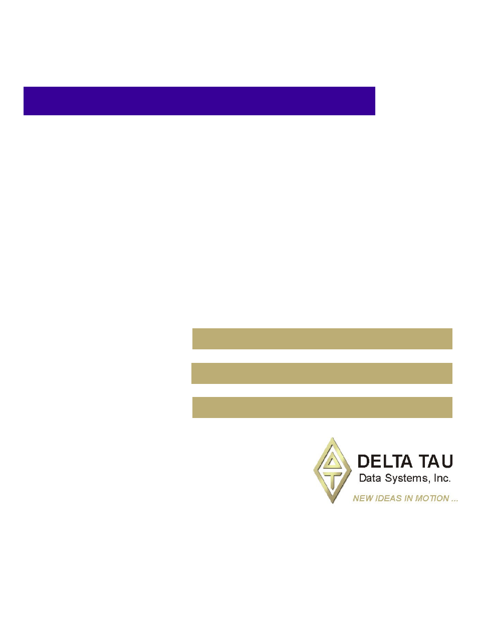 Delta Tau PMAC2A-PC/104 User Manual | 70 pages