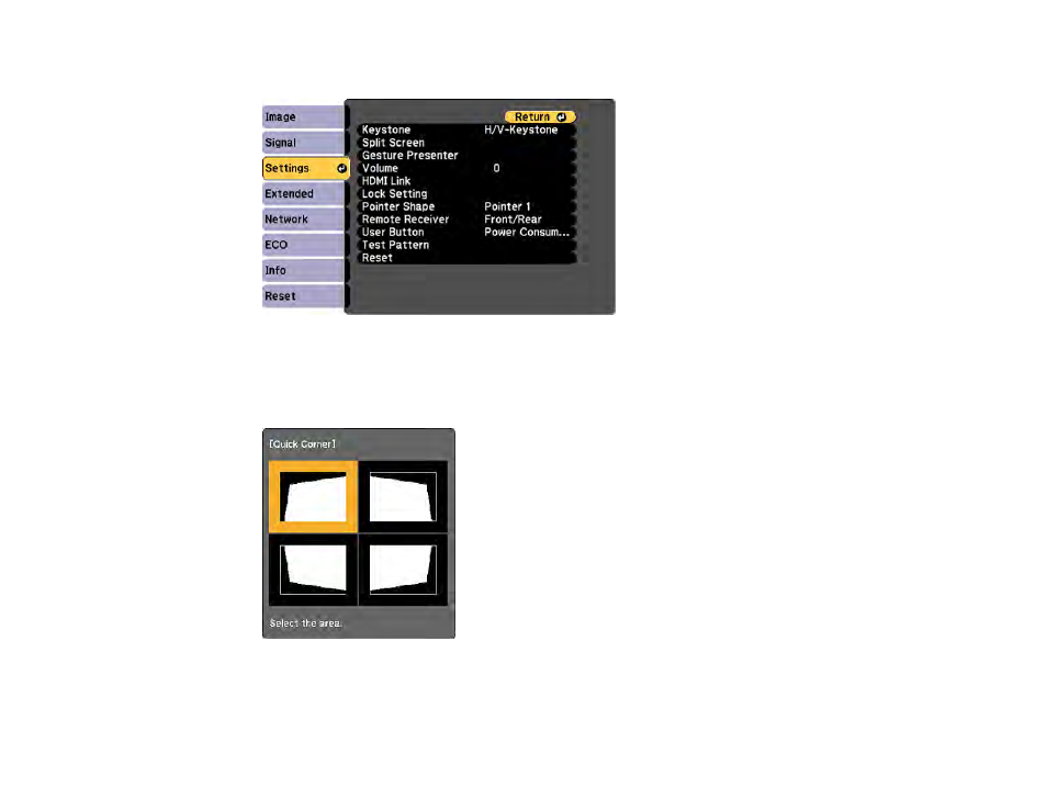 Epson PowerLite 2250U 5000-Lumen WUXGA 3LCD Projector User Manual | Page 108 / 299