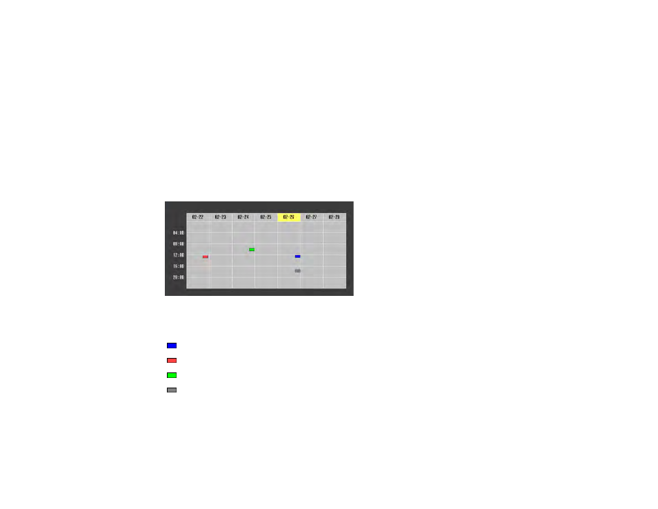 Viewing scheduled events, Editing a scheduled event, Viewing scheduled events editing a scheduled event | Epson PowerLite 2250U 5000-Lumen WUXGA 3LCD Projector User Manual | Page 154 / 299