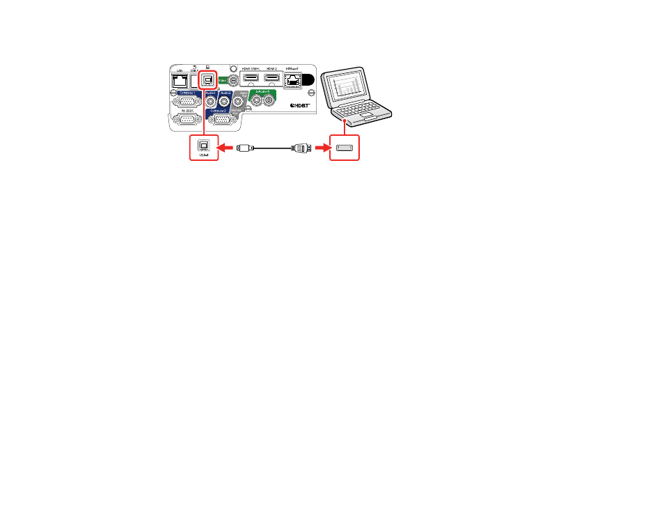 Connecting to a computer for vga video | Epson PowerLite 2250U 5000-Lumen WUXGA 3LCD Projector User Manual | Page 36 / 299