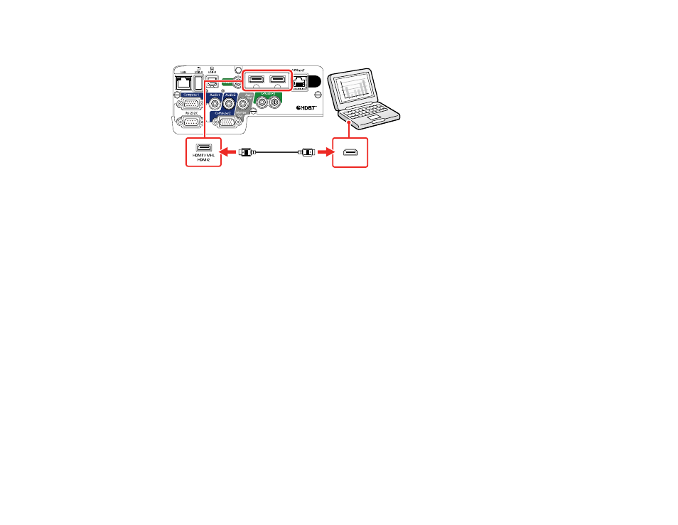 Connecting to a computer for usb mouse control | Epson PowerLite 2250U 5000-Lumen WUXGA 3LCD Projector User Manual | Page 38 / 299