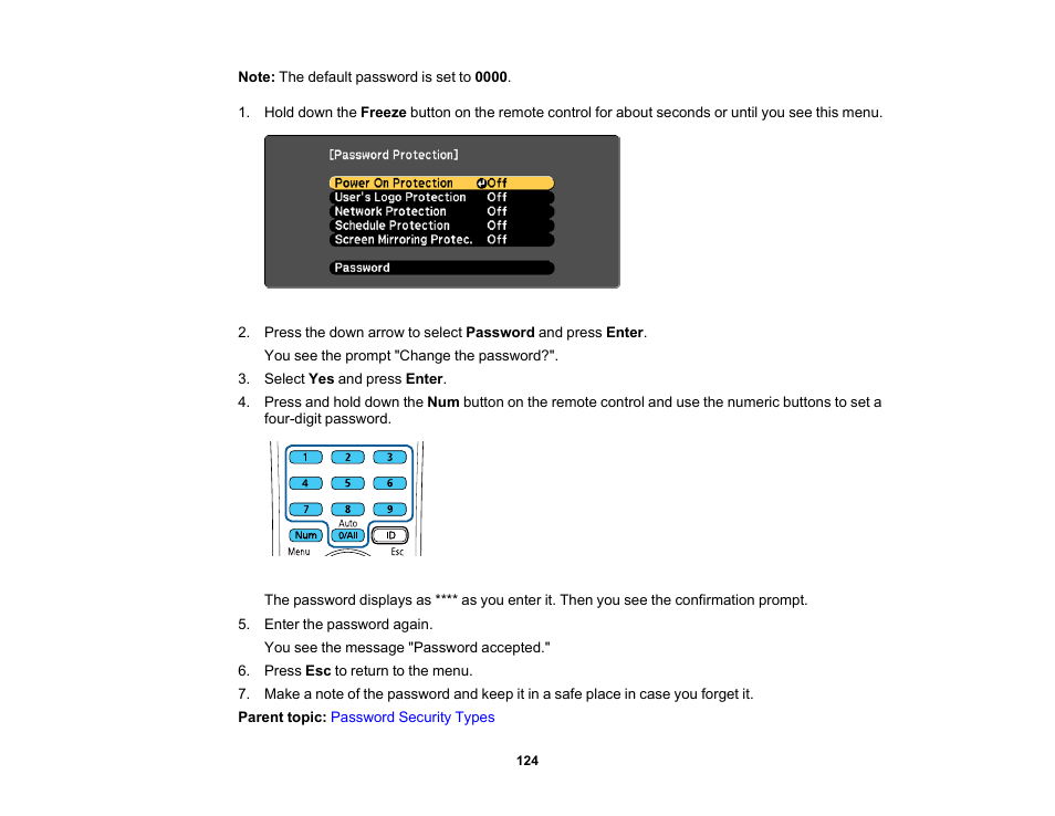 Epson PowerLite 1288 4000-Lumen Full HD 3LCD Projector with Wi-Fi User Manual | Page 124 / 234