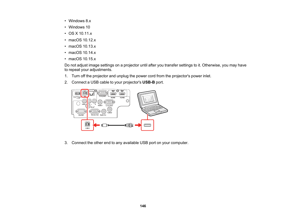 Epson PowerLite 1288 4000-Lumen Full HD 3LCD Projector with Wi-Fi User Manual | Page 146 / 234