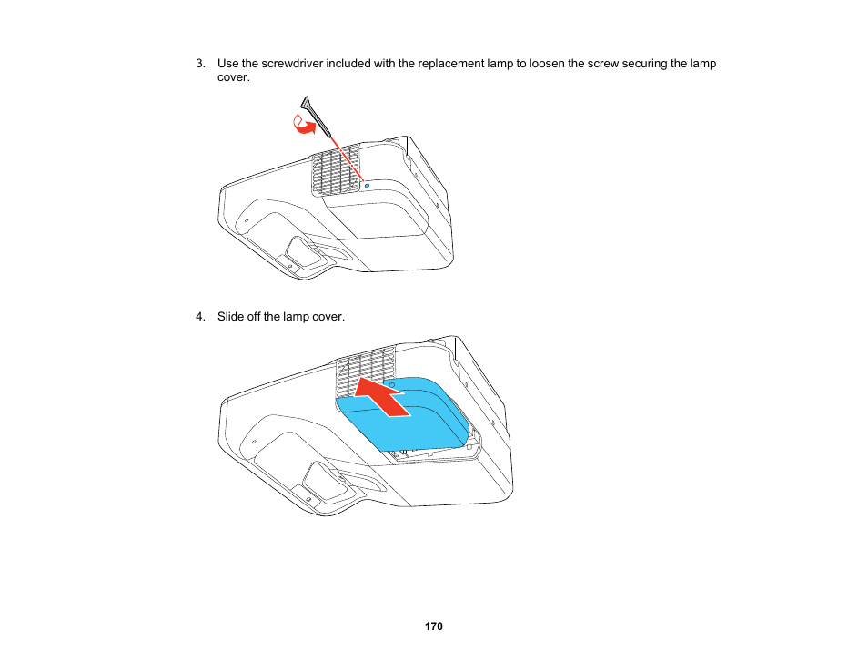 Epson PowerLite 685W 3500-Lumen WXGA Ultra-Short Throw 3LCD Projector User Manual | Page 170 / 263