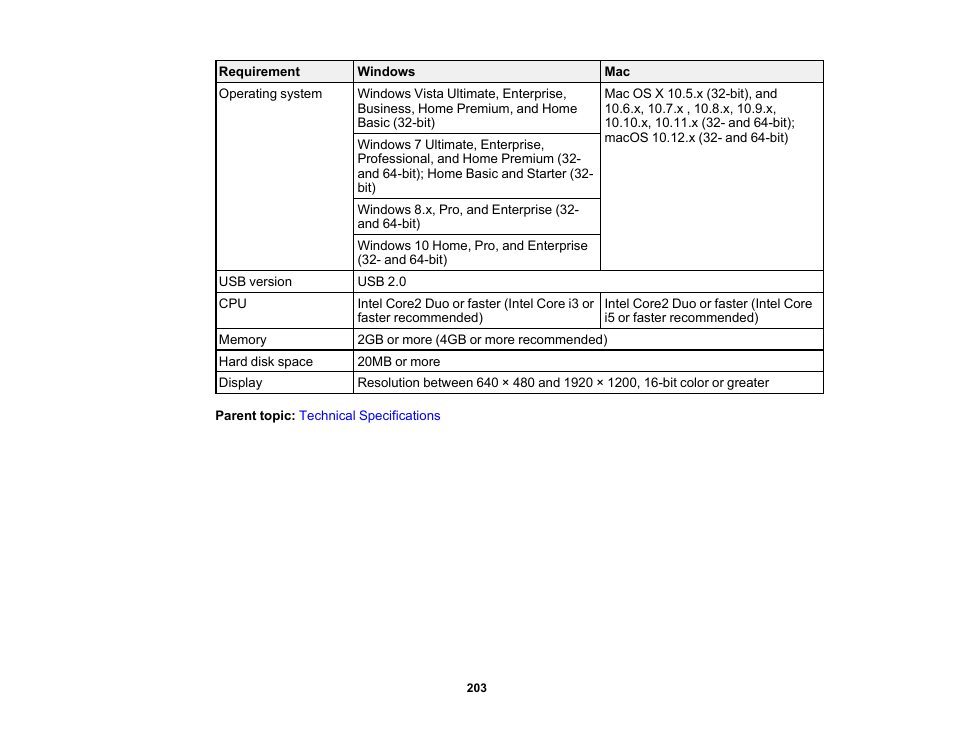 Epson PowerLite 685W 3500-Lumen WXGA Ultra-Short Throw 3LCD Projector User Manual | Page 203 / 263